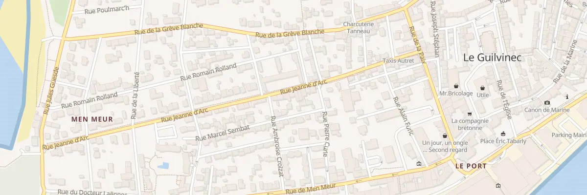 Plan du 31 Rue Jeanne d’Arc à Guilvinec