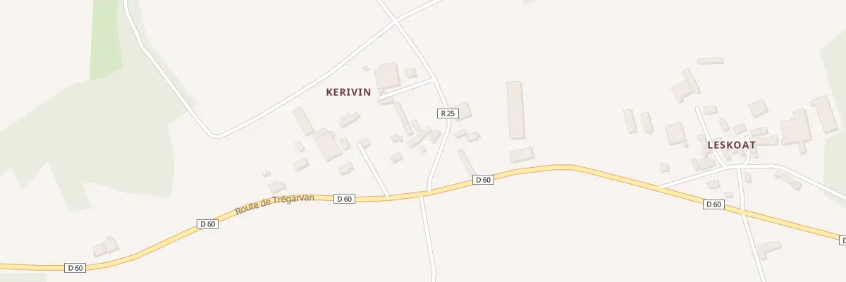 Plan du 180A Kerivin à Argol