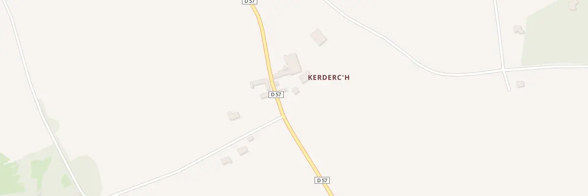 Plan du 3 Kerdeac’h à Peumerit