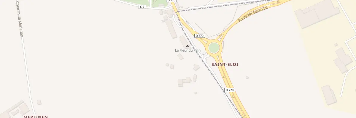 Plan du 18 Saint Eloi à Ploudaniel