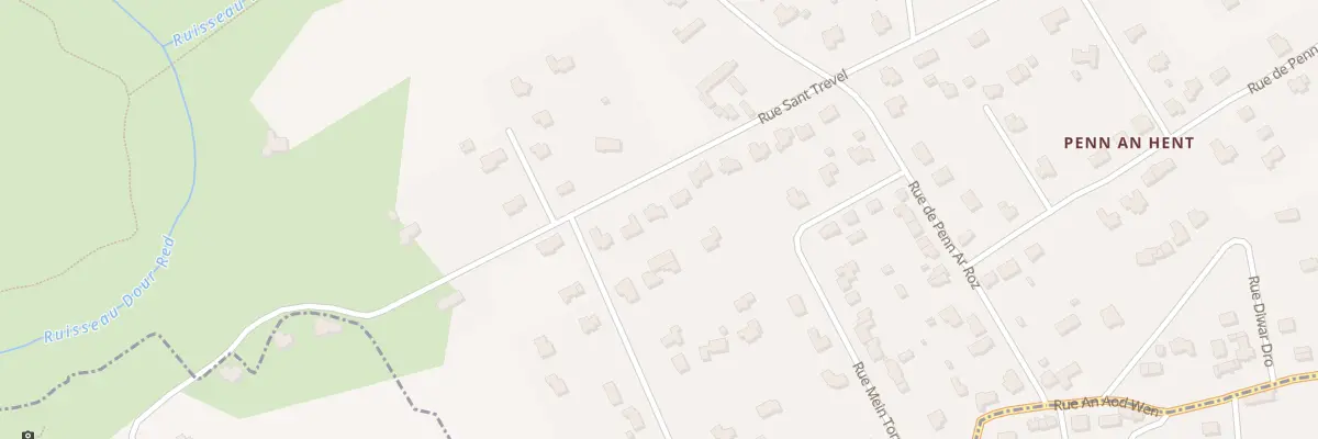Plan du 29B Rue Sant Trevel à Plomeur