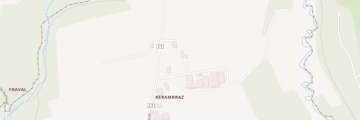 Plan du 5067 Kerambras à Trégarantec