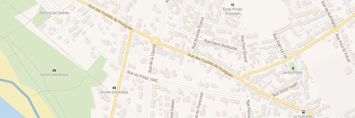 Plan du 27 Rue des Fusillés de Poulguen à Guilvinec