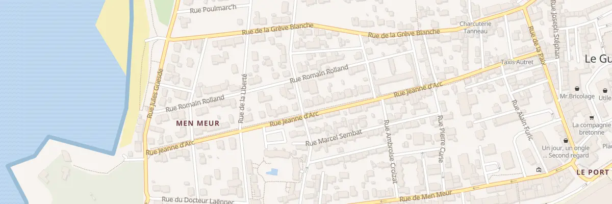 Plan du 54 Rue Jeanne d’Arc à Guilvinec