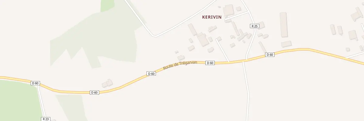 Plan du 181 Kerivin à Argol