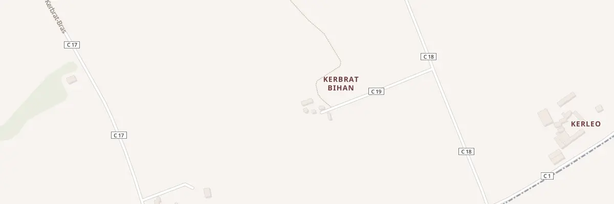 Plan du 11 Kerbrat Bihan à Trégarantec