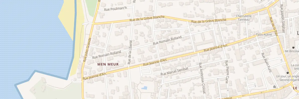 Plan du 17 Rue Romain Rolland à Guilvinec