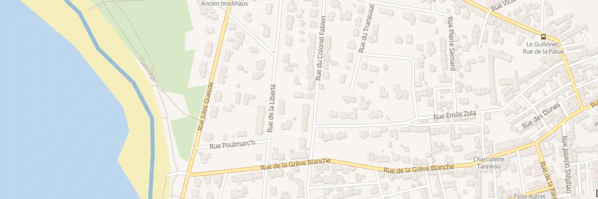 Plan du 23B Rue du Colonel Fabien à Guilvinec