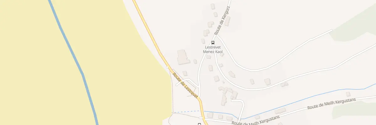 Plan du 3 Rte de Kergorz à Plomodiern