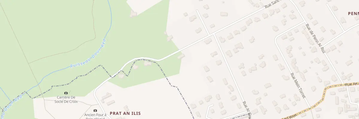 Plan du 37 Rue Sant Trevel à Plomeur