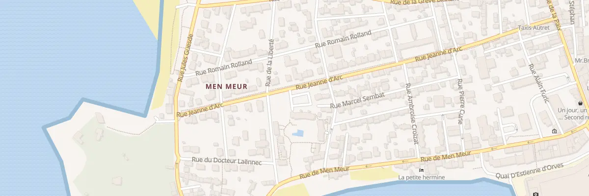 Plan du 65 Rue Jeanne d’Arc à Guilvinec