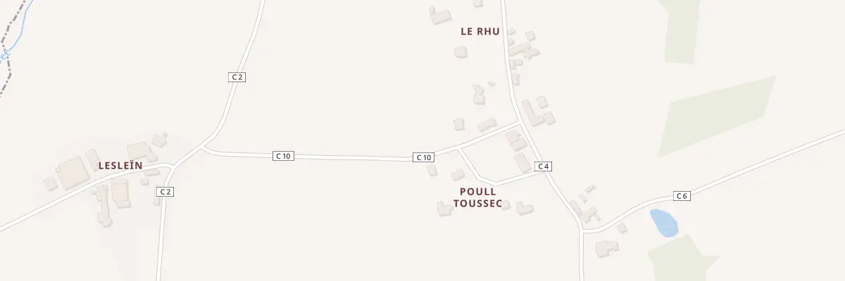 Plan du 5064 Le Rhu à Trégarantec