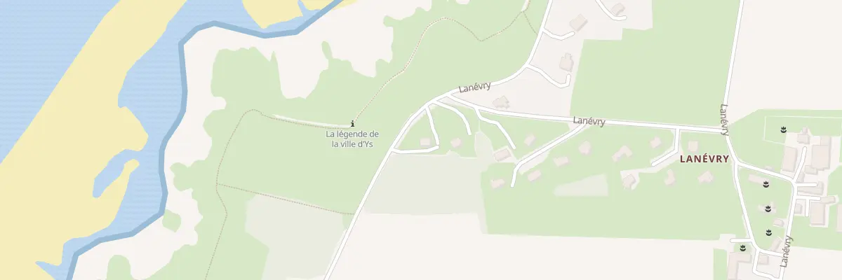 Plan du 29G Lanevry à Kerlaz