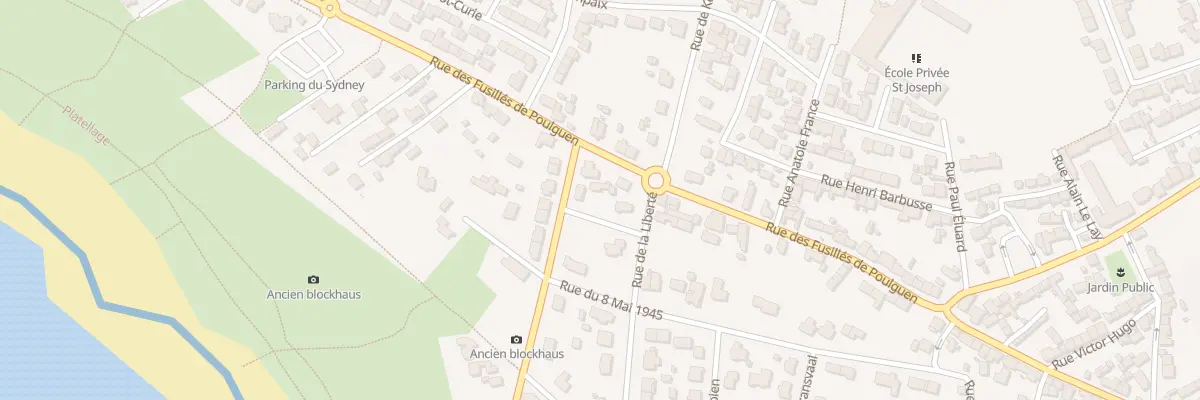Plan du 41 Rue des Fusillés de Poulguen à Guilvinec