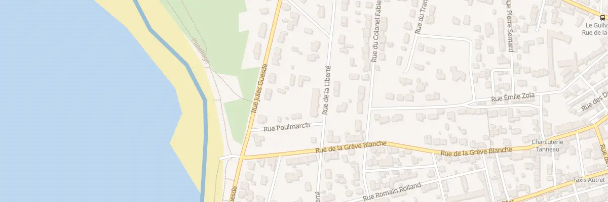 Plan du 15 Rue de la Liberté à Guilvinec