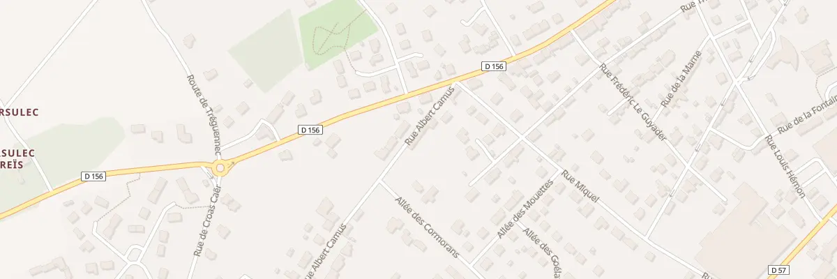 Plan du 5 Rue Albert Camus à Plonéour-Lanvern