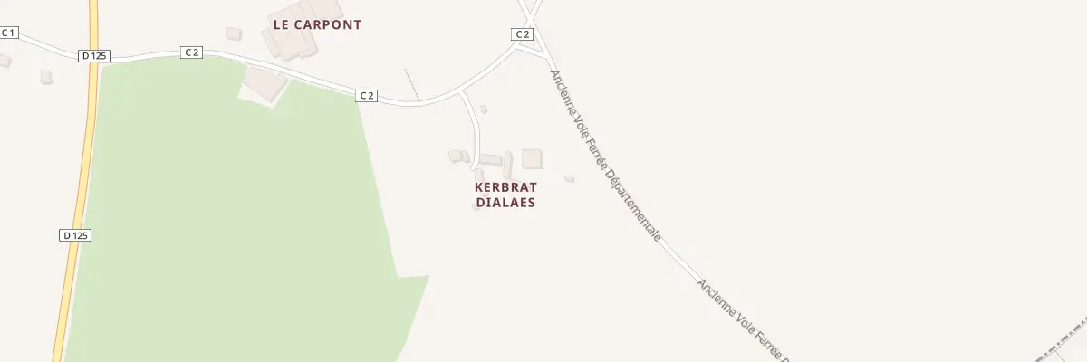 Plan du 150 Kerbrat Dialaes à Goulven