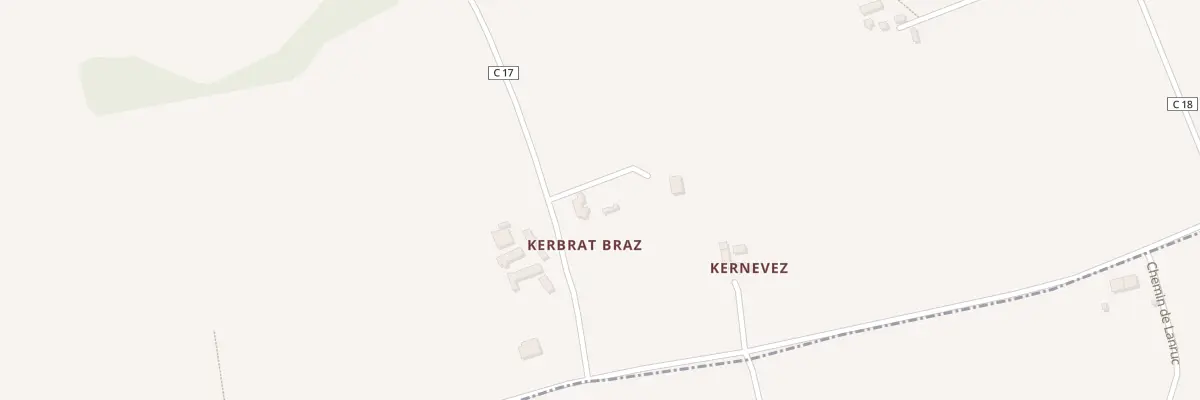Plan du 4 Kerbrat Bras à Trégarantec