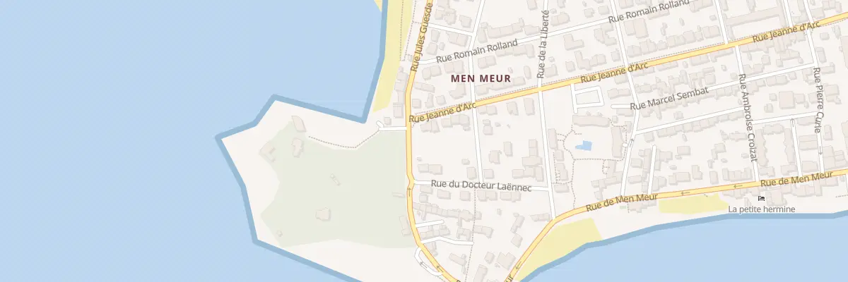 Plan du 85 Rue Jeanne d’Arc à Guilvinec
