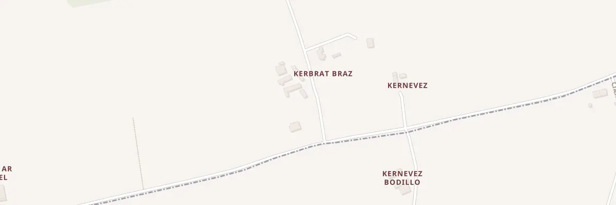 Plan du 5029 Kerbrat Bras à Trégarantec