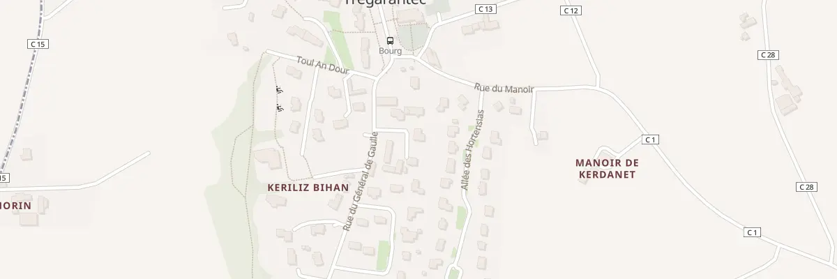 Plan du 17B Rue du Général De Gaulle à Trégarantec