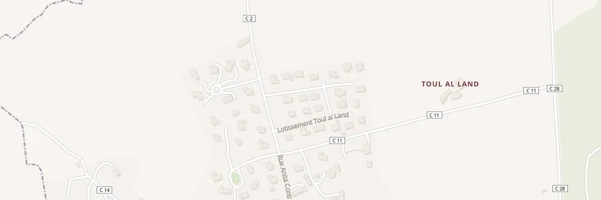Plan du 14 Lot Toul Al Land à Trégarantec
