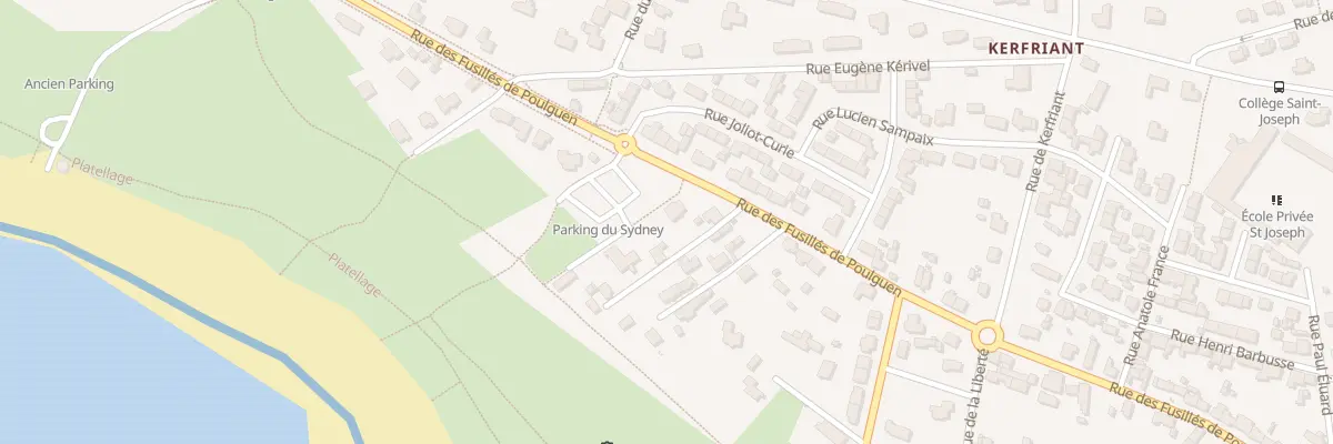 Plan du 65B Rue des Fusillés de Poulguen à Guilvinec