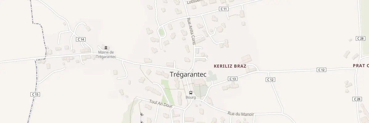 Plan du 7 Pl François Morvan à Trégarantec