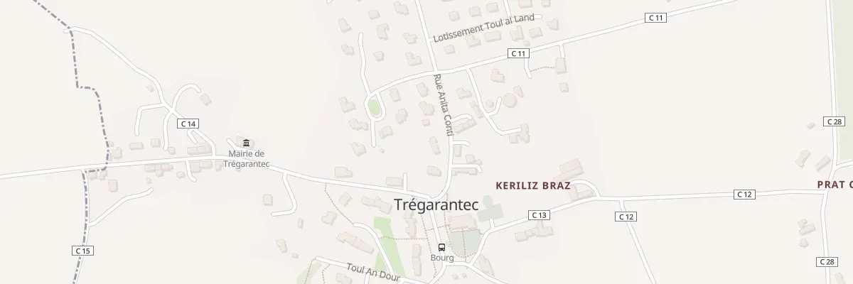 Plan du 1 Rue Anita Conti à Trégarantec