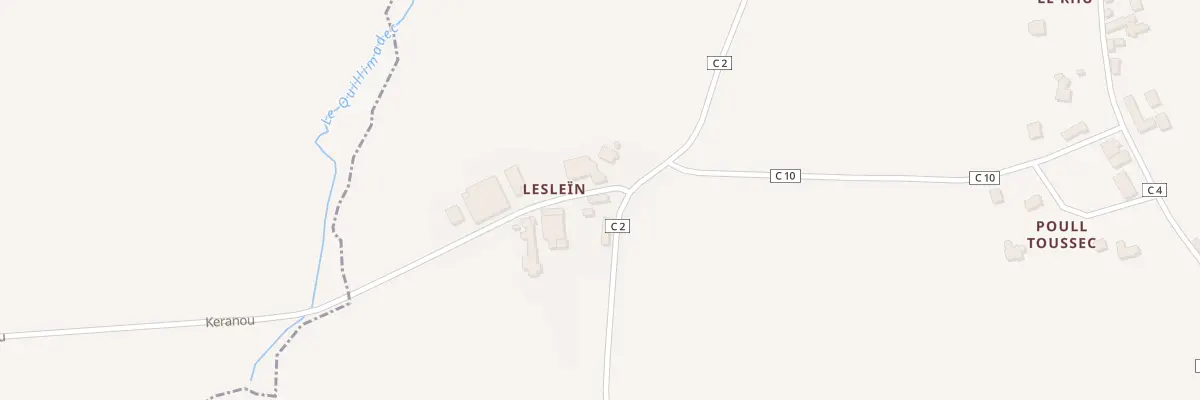 Plan du 65 Leslein à Trégarantec