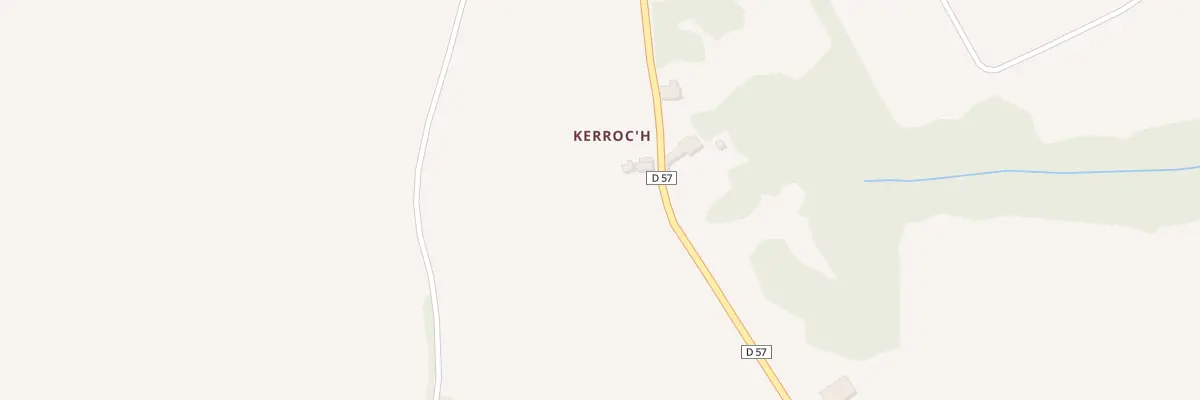 Plan du 163 Kerroc’h à Peumerit