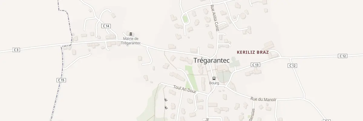 Plan du 9 Hameau de Park an Iliz à Trégarantec