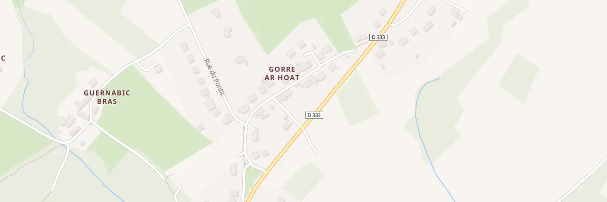 Plan du 12 Rue de Gorre ar C’hoat à Logonna-Daoulas