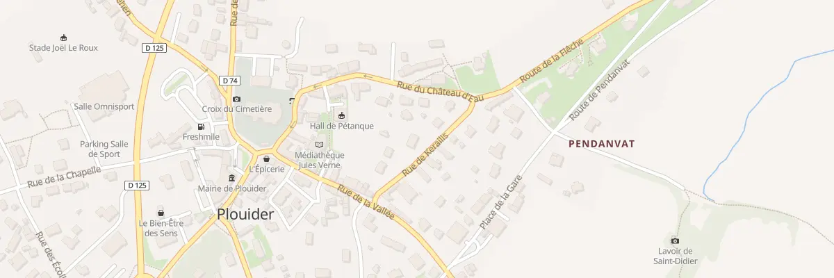 Plan du 3 Rue de Kerailis à Plouider