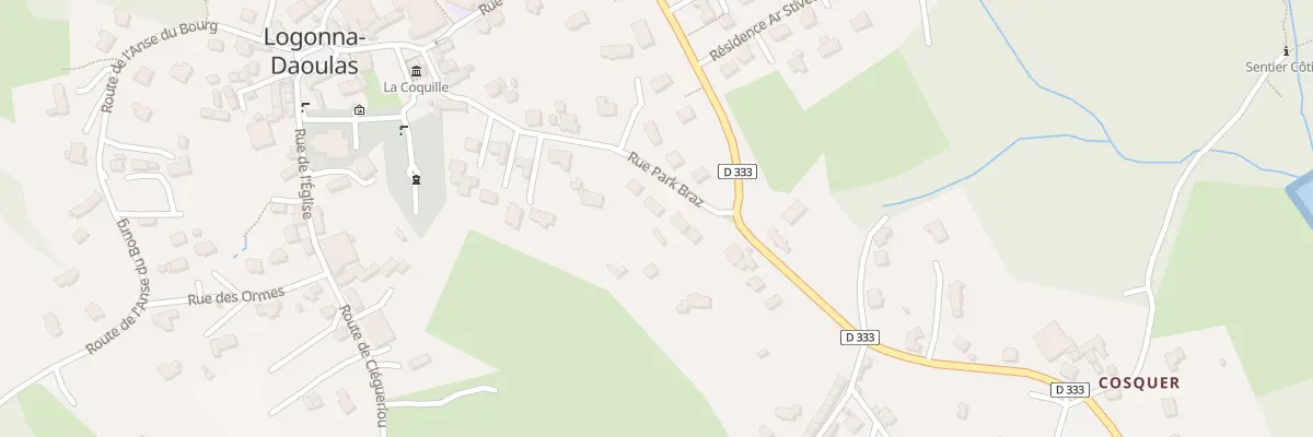 Plan du 18 Rue de Park Braz à Logonna-Daoulas