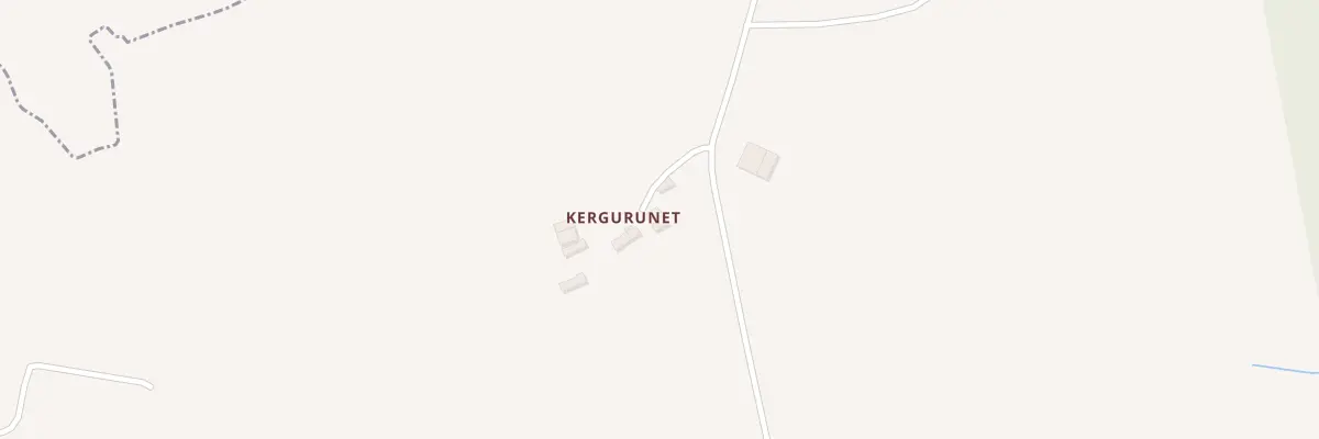 Plan du 5260F Kergurunet à Plogastel-Saint-Germain