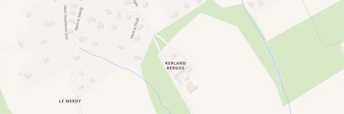 Plan du 9 Hent Kerlann Kergoz à Plomeur