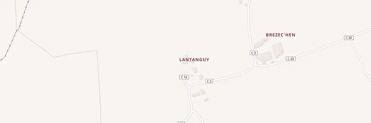Plan du 103 Lantanguy à Trégarantec