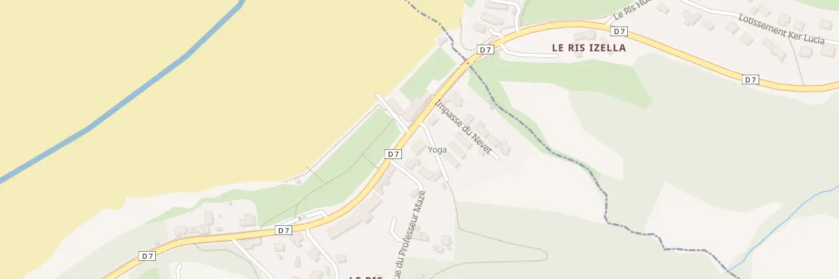 Plan du 58 Rte du Ris à Douarnenez