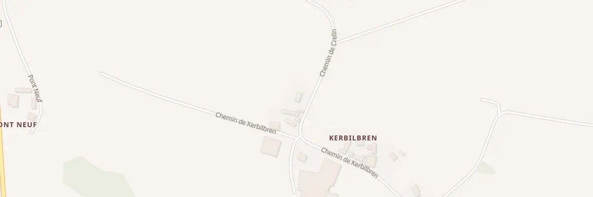 Plan du 1 Kerbilbren à Ploudaniel