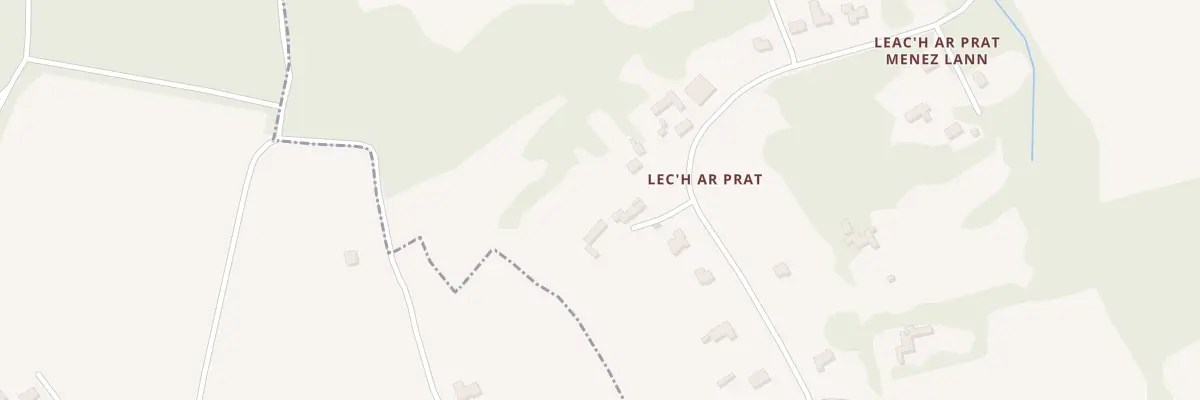 Plan du 232D Leach Ar Prat à Saint-Jean-Trolimon