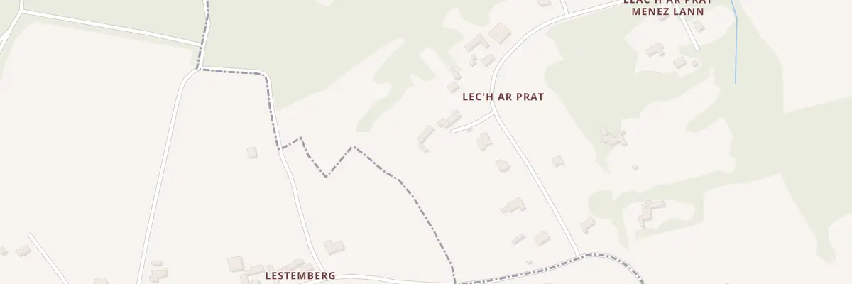 Plan du 22 Leac’h Ar Prat à Saint-Jean-Trolimon
