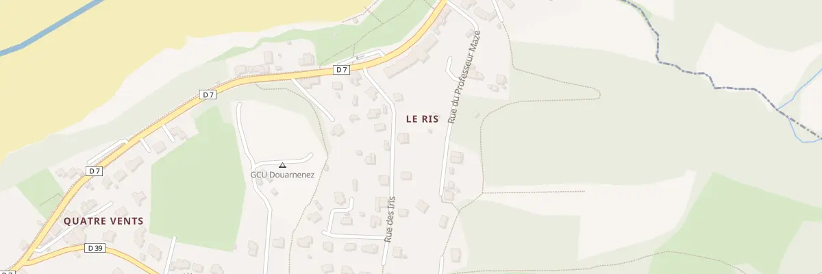Plan du 9100 Rue des Iris à Douarnenez