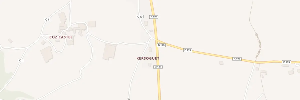 Plan du 110 Kersoguet à Goulven