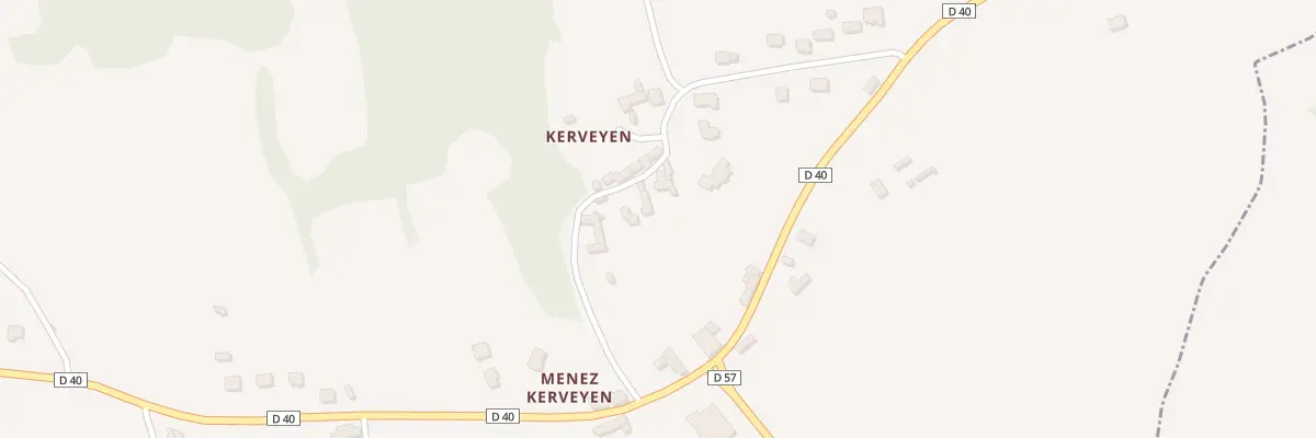 Plan du 288 Kerveyen à Plogastel-Saint-Germain