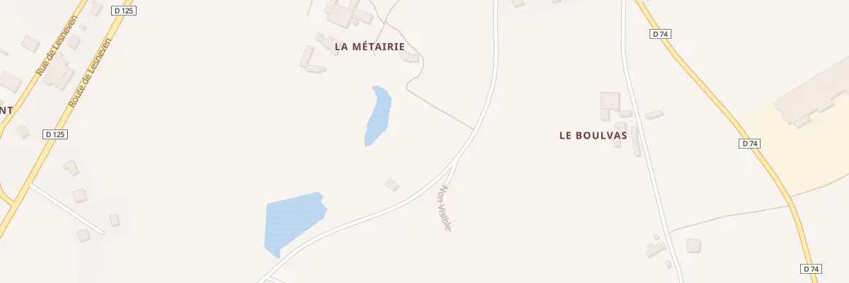 Plan du 5119 Coatibars à Plouider