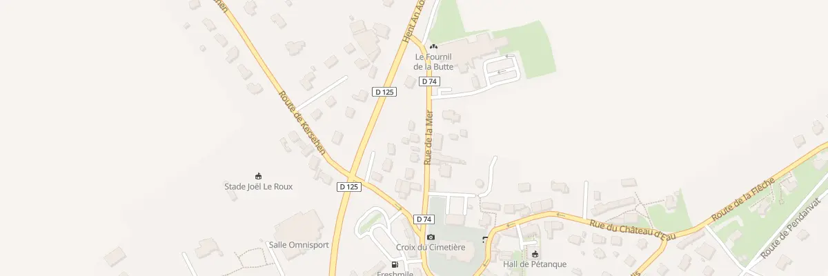 Plan du 15 Rue de la Mer à Plouider