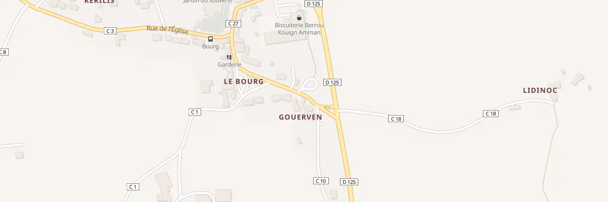 Plan du 14 Gouerven à Goulven