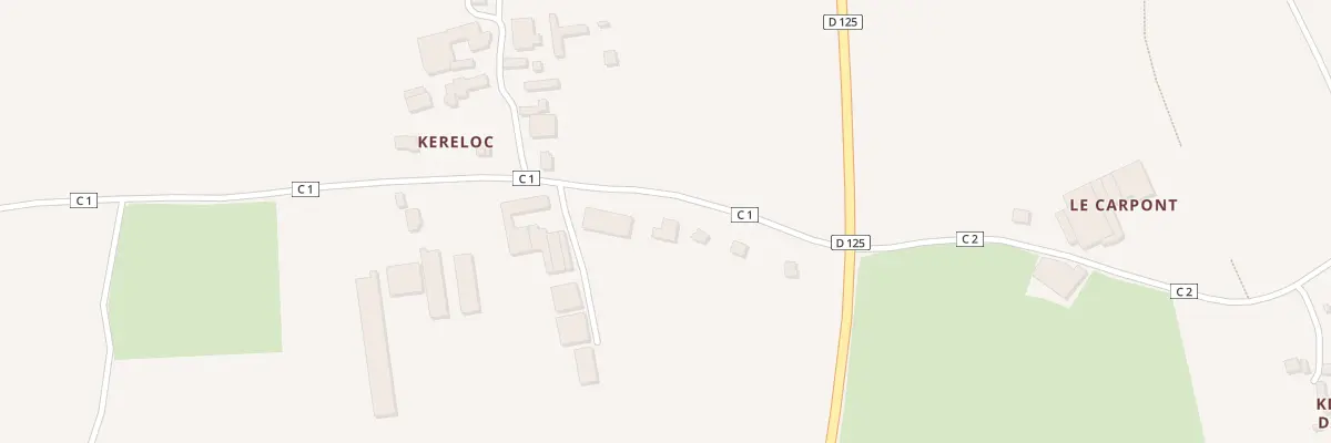 Plan du 127 Kereloc à Goulven