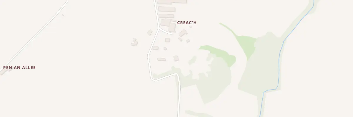 Plan du 9 Creach à Peumerit